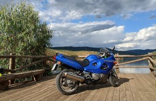 Suzuki GSX600F Azul