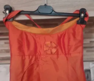 Vestido de fiesta naranja