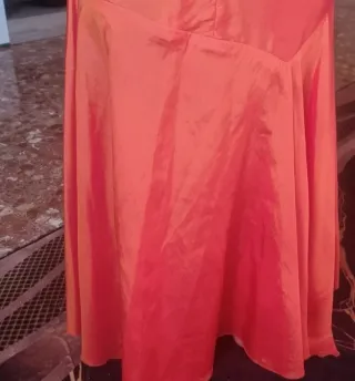 Vestido de fiesta naranja