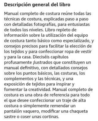 MANUAL COMPLETO DE COSTURA (Spanish Edition)