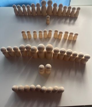Piezas de madera para AJEDREZ