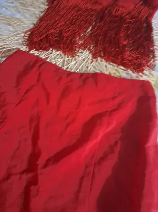 Conjunto Charleston niña rojo