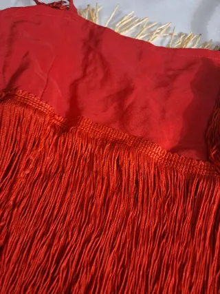 Conjunto Charleston niña rojo