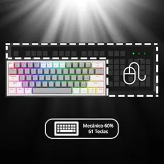 Teclado Redragon K617 Fizz RGB Mecánico