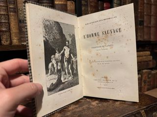 Antico libro illustrato Hachette 1873