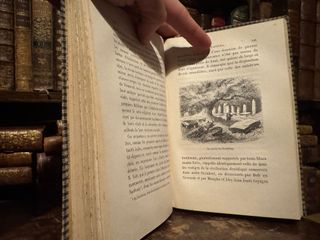 Antico libro illustrato Hachette 1873