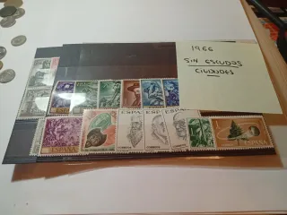 Sellos España 1966 Sin Escudos Ciudades