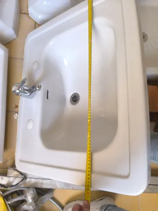 Lavabo con pedestal Roca Vintage Antiguo