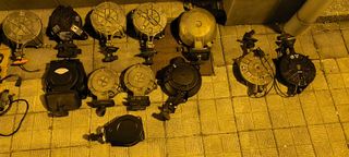 Motor fueraborda tiradores de arranqué