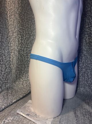 Calzoncillo Tanga Azul Talla Única