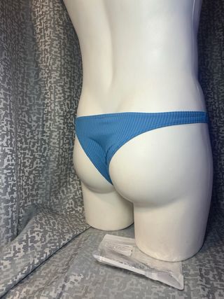 Calzoncillo Tanga Azul Talla Única