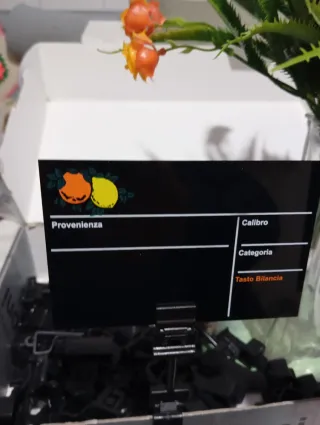 Segnaprezzi Lavagna PVC Ortofrutta