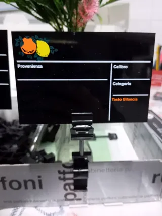 Segnaprezzi Lavagna PVC Ortofrutta