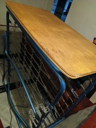 Somier Cama Metálico Madera