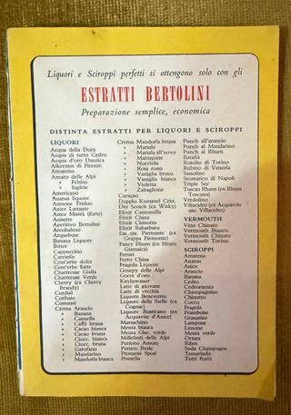 Ricettario Bertolini senza copertina