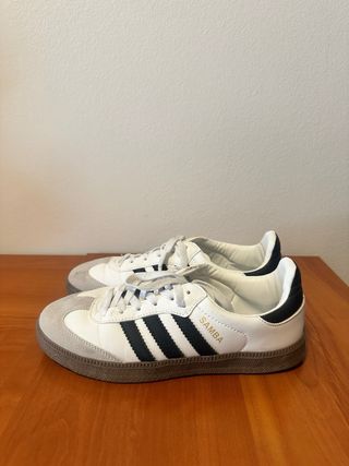 Adidas Samba Gris y Blanco
