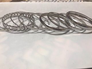 Braccialetti in argento stile schiava