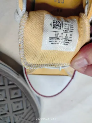 Zapatillas Converse All Star Amarillas Talla 37