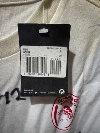 Camiseta Olympiacos B.C. Firmada Nike