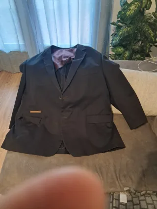 Chaqueta de vestir negra