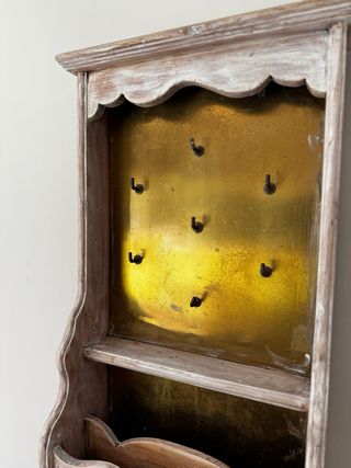 Appendiabiti in legno e metallo