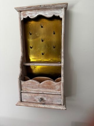 Appendiabiti in legno e metallo