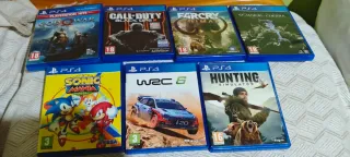 Lote 7 Giochi PS4: God of War, Sonic, WRC 6, ecc.