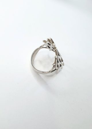 Anillo 17ES Plata Ley Grande Diseño Original