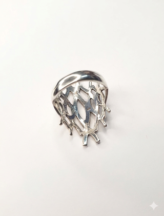 Anillo 17ES Plata Ley Grande Diseño Original