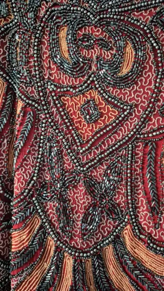 Vestido largo bordado fiesta