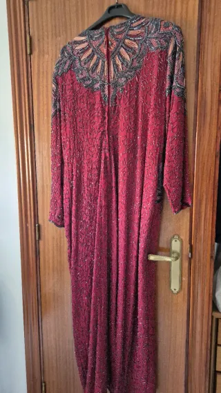 Vestido largo bordado fiesta