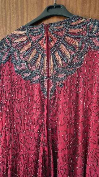 Vestido largo bordado fiesta