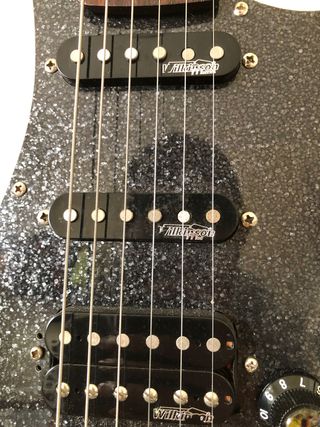 Guitarra Jet modificada David Gilmour Mod