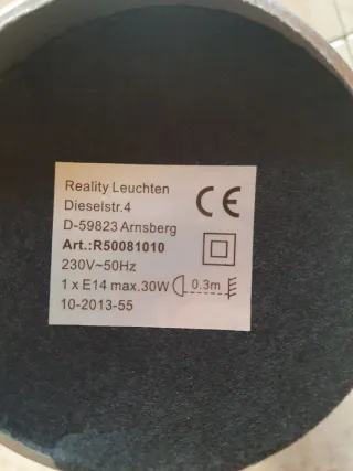 Lámpara diseño ciudad