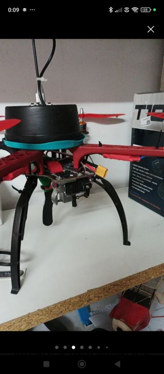 Dron GPS para pesca cetrería o video...