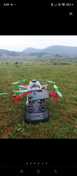 Dron GPS para pesca cetrería o video...