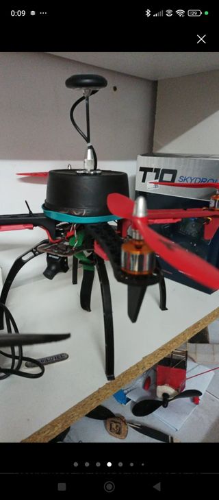 Dron GPS para pesca cetrería o video...