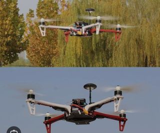Dron GPS para pesca cetrería o video...
