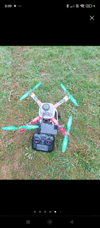 Dron GPS para pesca cetrería o video...