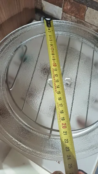 Rejilla y plato giratorio microondas