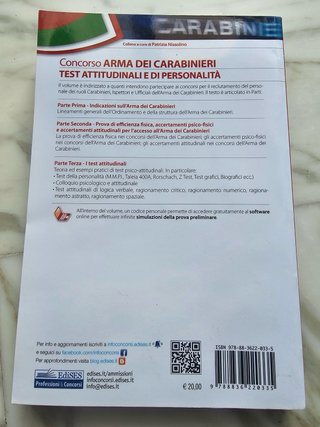Concorso Arma dei Carabinieri - Test attitudina...