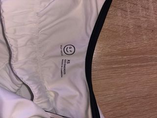 Vestido falda/pantalón deportivo Hollister blanco