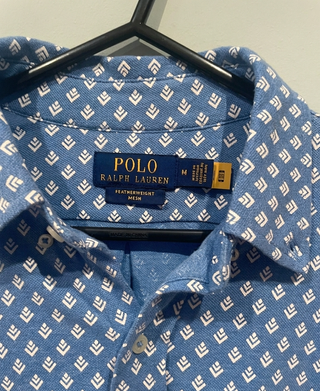 Camisa Polo Ralph Lauren M Estampada Azul