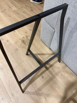 2 Caballetes Lerberg Ikea Metálicos Negros