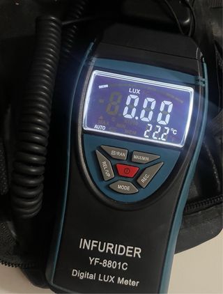 Luxómetro INFURIDER YF-8801C Digital