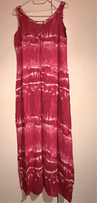 Vestido largo verano tie-dye