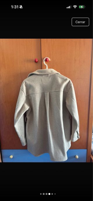 Sobrecamisa Zara Beige