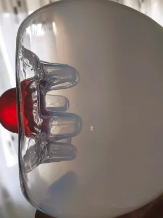 2 Paralumi Tulipa in Cristallo Murano Mazzega Anni '70