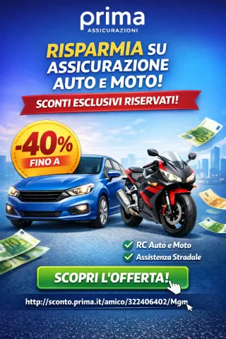 SCONTO fino al 40% Assicurazione Prima SPA