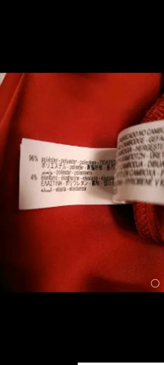 Falda Zara Roja Talla Única